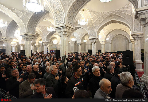 مراسم یادبود شهدای آتش‌نشان پلاسکو