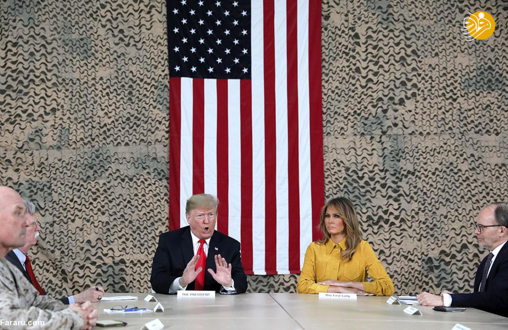 عکس جنجالی جدید از ترامپ و همسرش
