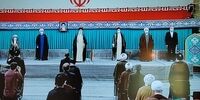 عکسی از ظریف و جلیلی در صف اول مراسم تنفیذ/ رقیب رئیسی هم آمد