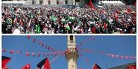 تظاهرات ضد اسرائیلی گسترده در ترکیه!