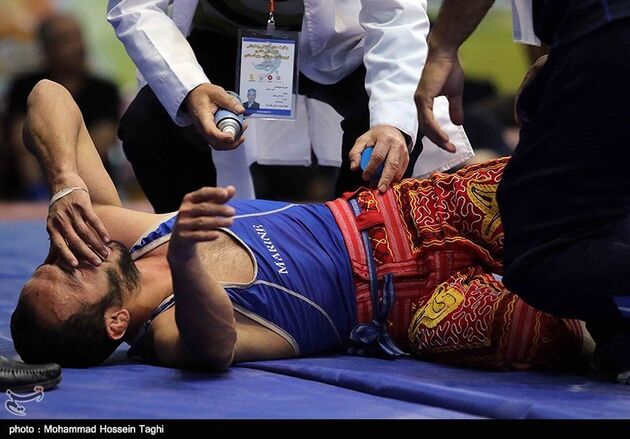 مسابقات کشتی پهلوانی در مشهد