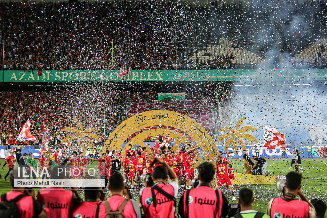 تصاویر| جشن قهرمانی پرسپولیس در جام حذفی 