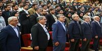 عکسی از حضور پزشکیان در مراسم روز دانشجو