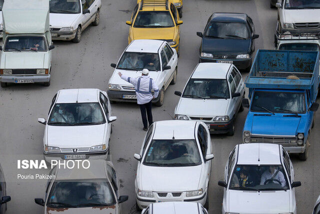 ترافیک سنگین صبحگاهی در تهران