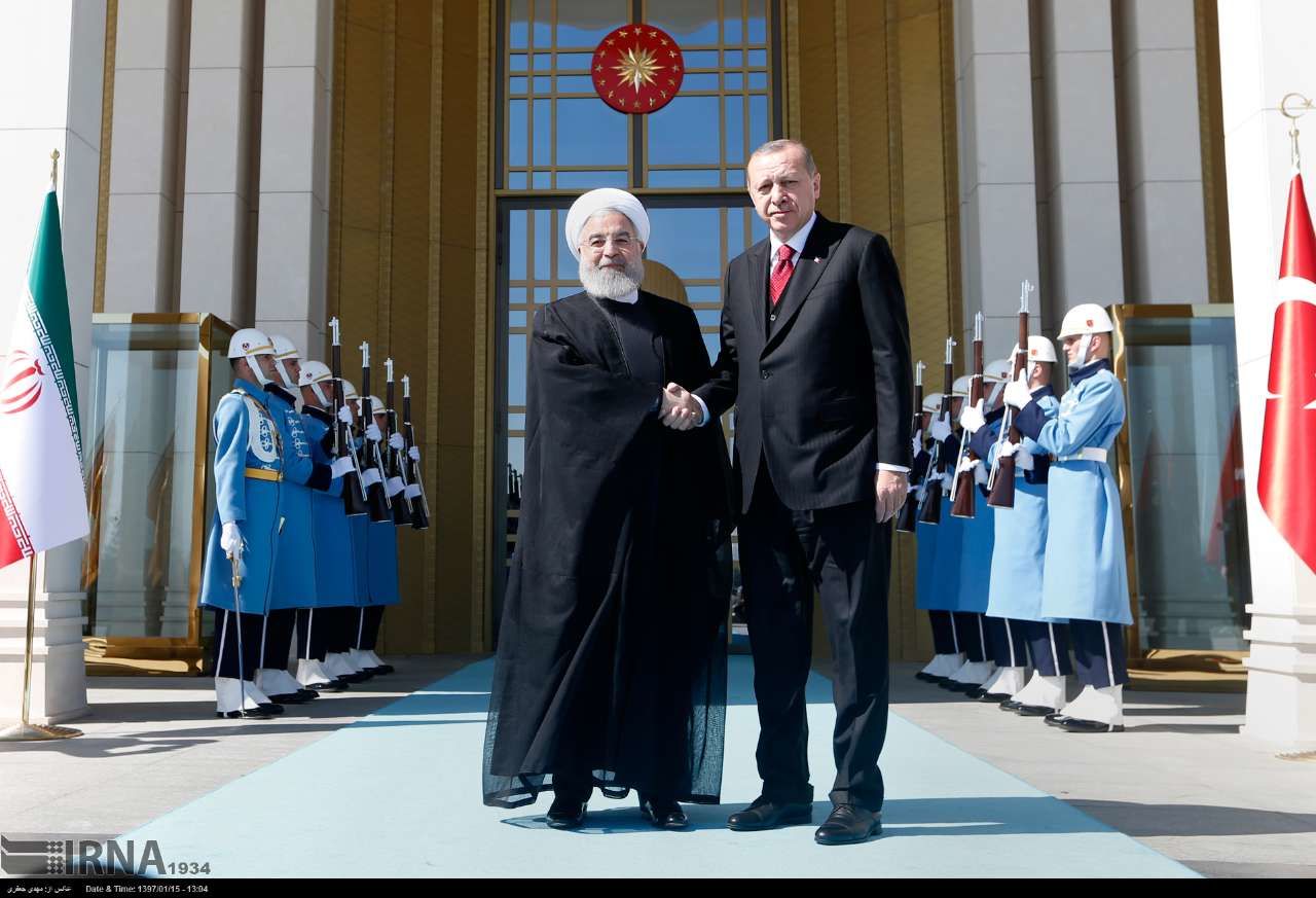 استقبال اردوغان از روحانی+ گزارش تصویری