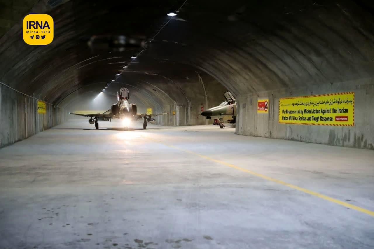 اولین عکس از پایگاه زیرزمینی نیروی هوایی ارتش