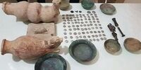 کشف عتیقه های دوره هخامنشی در هرمزگان