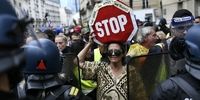 تظاهرات گسترده فرانسوی‌ها علیه سیاست‌های رئیس‌جمهورشان