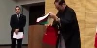 اقدام عجیب سفیر ژاپن؛ شعبده‌بازی با پرچم ایران