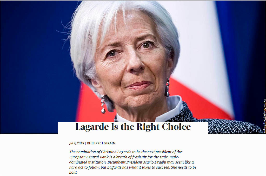 گمانه‌زنی‌ها درباره ریاست لاگارد بر بانک مرکزی اروپا