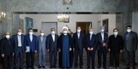 عکس یادگاری حسن روحانی و اعضای ستاد اقتصادی دولت