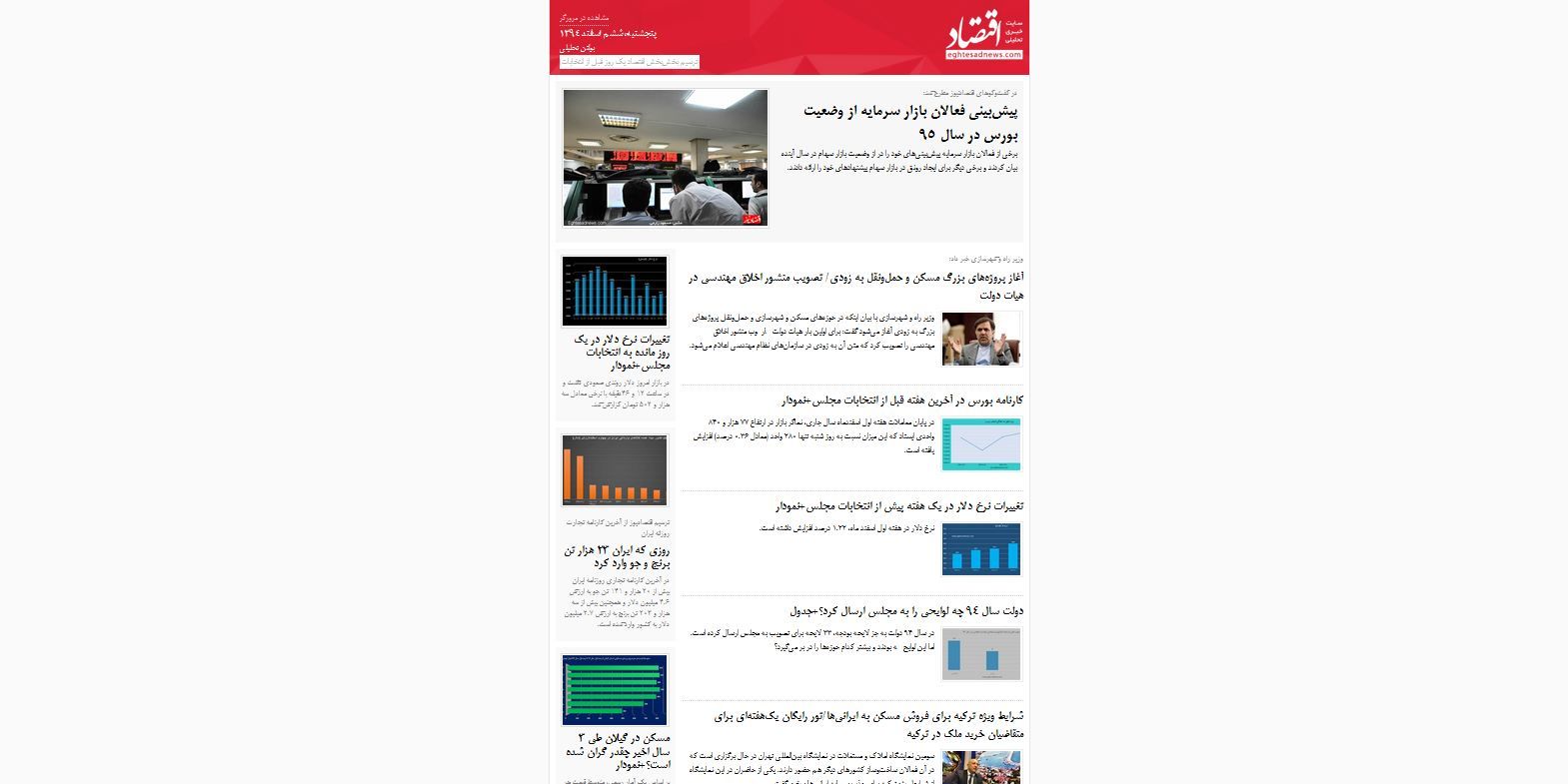 ترسیم بخش‌بخش اقتصاد یک روز قبل از انتخابات/بازار ارز و بورس چگونه هفته‌ای را پشت سر گذاشتند؟ / (بولتن تحلیلی اقتصادنیوز؛ پنجشنبه 6 اسفند)