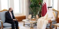 وزیر خارجه اردن با امیر قطر دیدار کرد