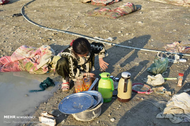 تصاویر روستای سیل‌زده زرآباد پس از فروکش سیلاب