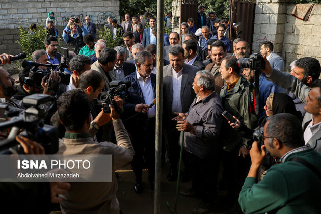 بازدید جهانگیری از مناطق سیل‌زده