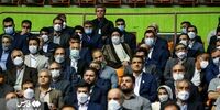 عکسی صمیمی از رئیسی در کنار فروغی  و گنج زاده در ورزشگاه آزادی