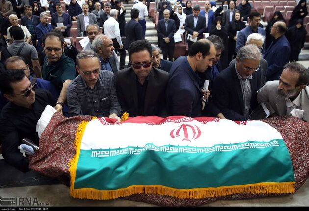 مراسم تشییع پیکر قانعی راد