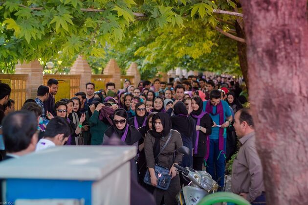 تصاویر سخنرانی حسن روحانی در میدان نقش جهان اصفهان