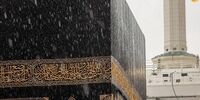بارش شدید باران در عربستان +فیلم 