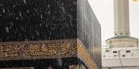 بارش شدید باران در عربستان +فیلم 