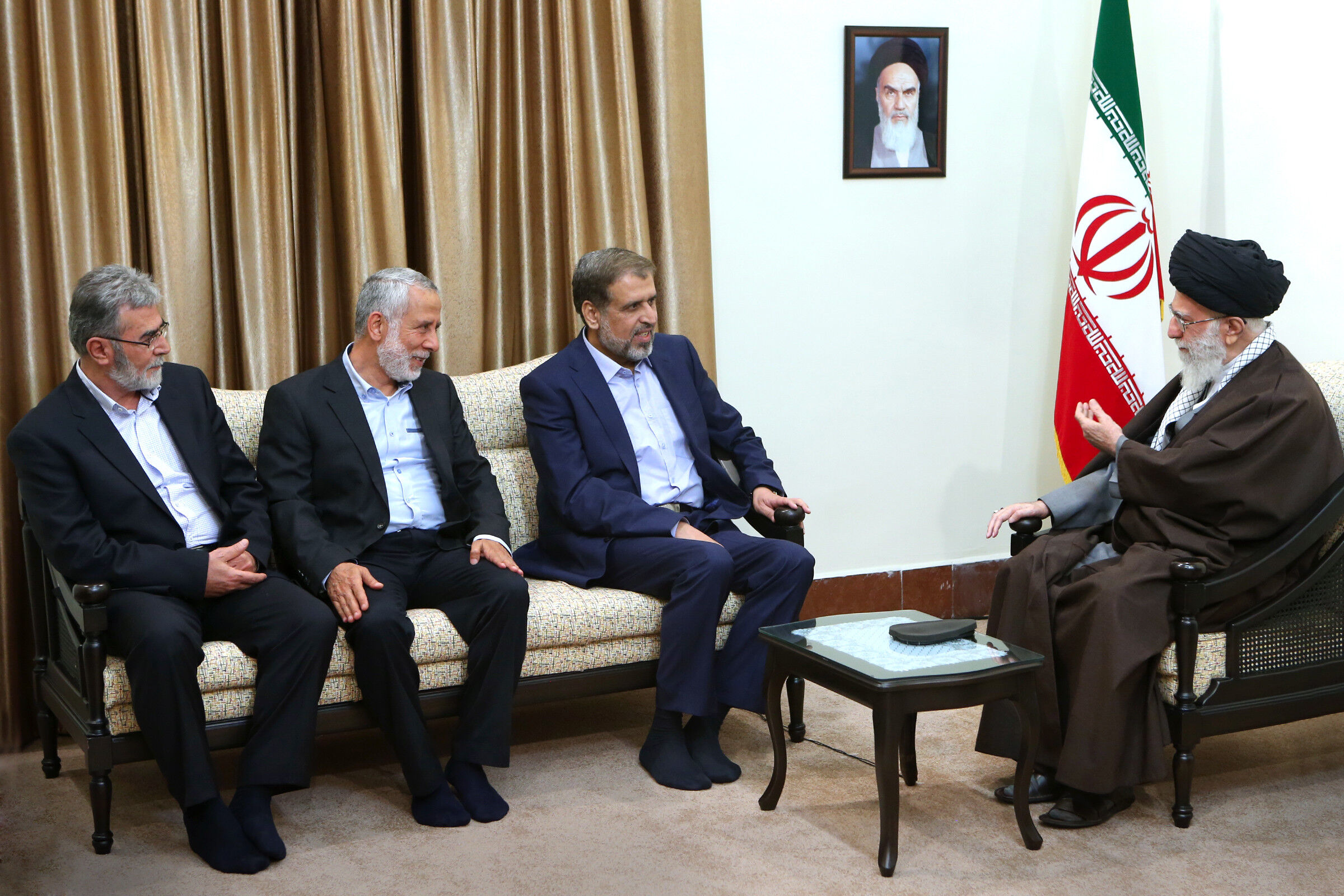 دیدار دبیرکل جهاد اسلامی فلسطین با مقام معظم رهبری