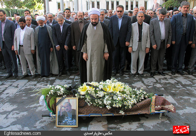 گزارش تصویری مراسم تشییع پیکر بیژن رحیمی دانش