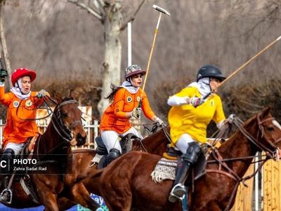 تصاویر| لیگ ملی چوگان بانوان 