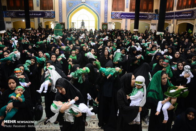تصاویر مراسم « شیرخوارگان حسینی» در سراسر کشور