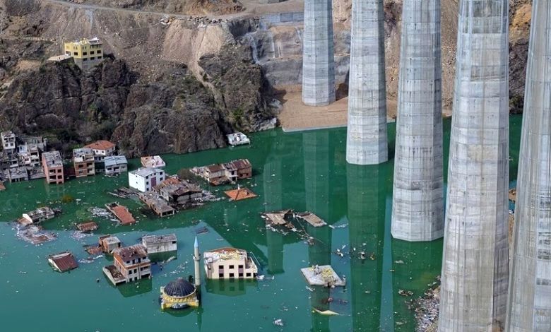 این شهر ترکیه زیر آب مدفون شد+ عکس
