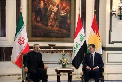 دیدار و گفتگوی «باقری» با رییس اقلیم کردستان عراق 