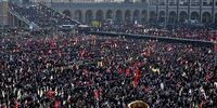 نخستین تصاویر از حضور فرزندان رهبر شهید انقلاب در مصلی تهران+ فیلم 