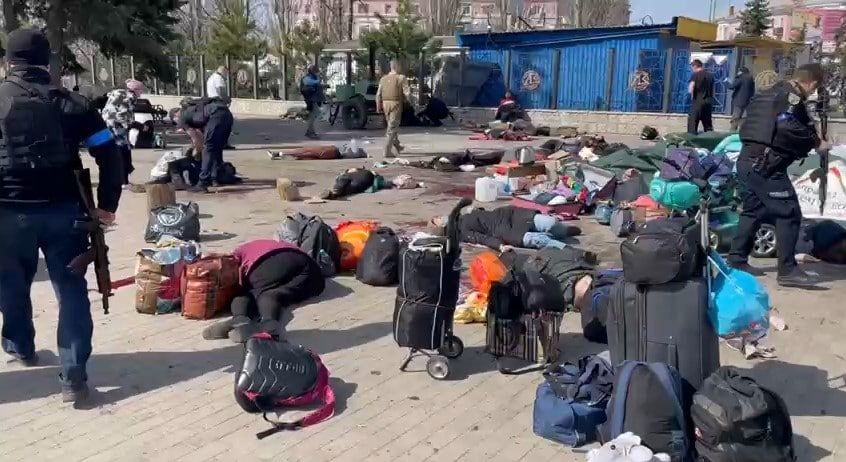 فاجعه انسانی دلخراش در ایستگاه قطار اوکراین! +تصاویر