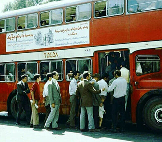 اتوبوس‌های دو طبقه در تهران+تصاویر