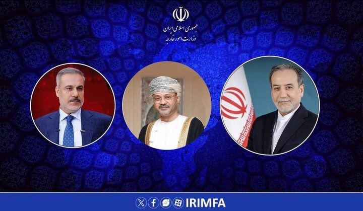گفت‌وگوی تلفنی عراقچی و با وزرای امور خارجه عمان و ترکیه