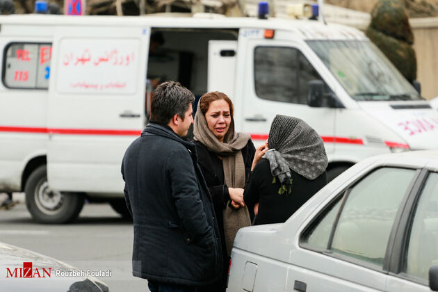  خانواده های داغدار پرواز سقوط کرده
