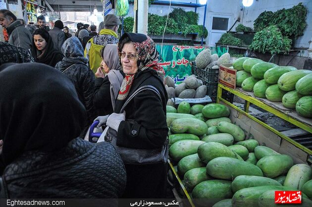 بازار تجریش تهران، 2 روز پیش از یلدا(گزارش تصویری)