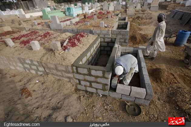 موج گرمای مرگبار در پاکستان (گزارش تصویری)