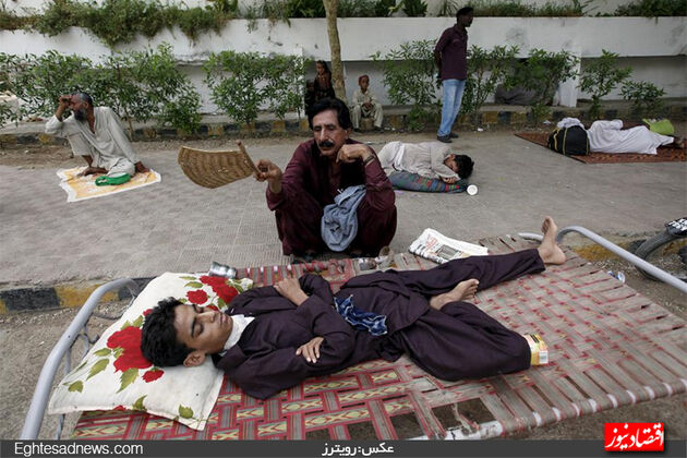 موج گرمای مرگبار در پاکستان (گزارش تصویری)
