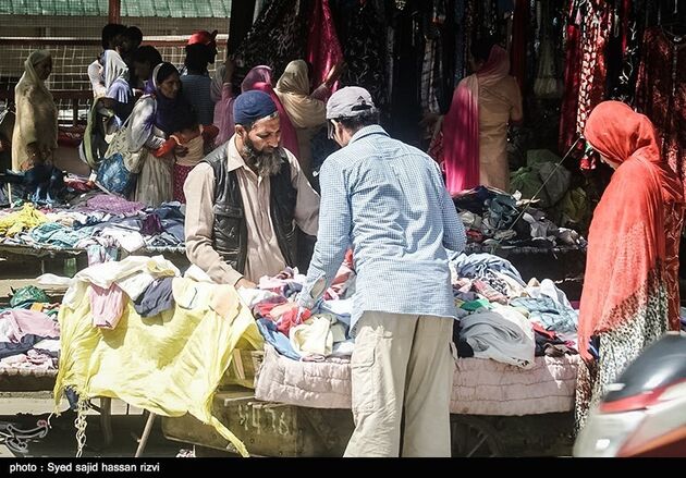 بازار عید قربان در کشمیر