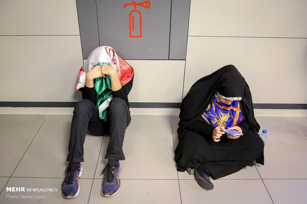تماشای ایران-ژاپن در سطح شهر تهران