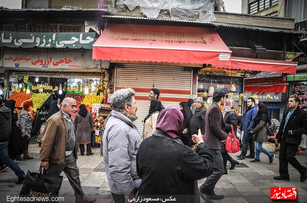 بازار تجریش تهران، 2 روز پیش از یلدا(گزارش تصویری)