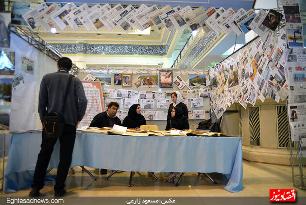 گزارش تصویری از ششمین روز نمایشگاه مطبوعات