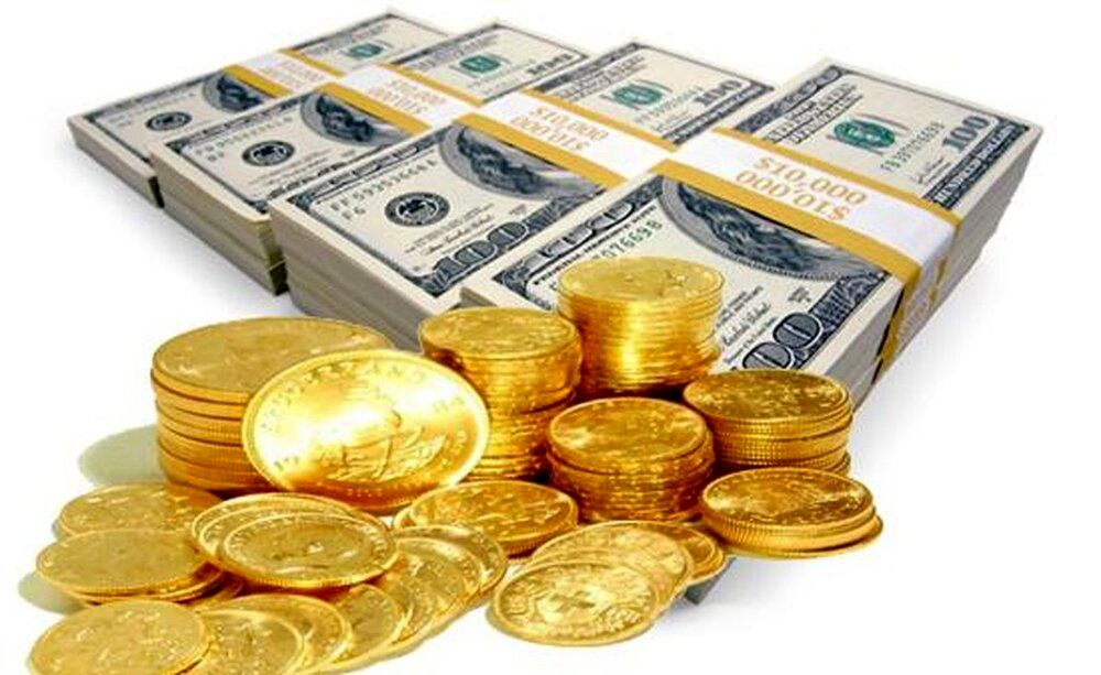 قیمت سکه و طلا در مسیر نزول/  رشد اندک دلار!