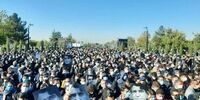 عکسی از ورود خانواده استاد شجریان به آرامگاه فردوسی 