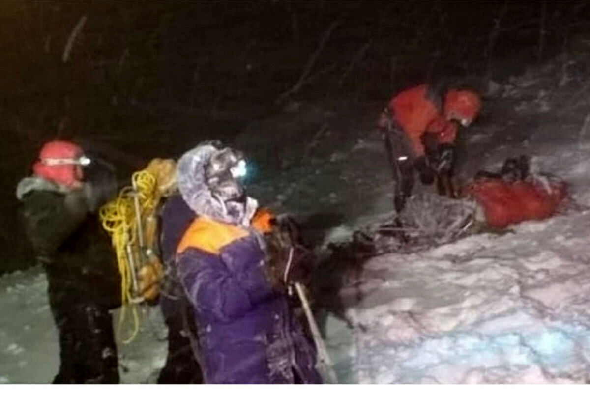 مرگ پنج کوهنورد روس در بر اثر کولاک