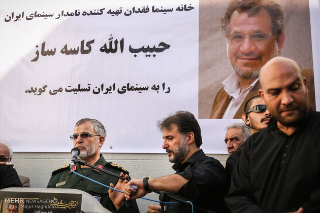 مراسم تشییع پیکر مرحوم حبیب الله کاسه ساز