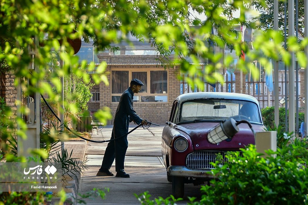 اولین پمپ بنزین در ایران در آبادان با قدمتی صد ساله + تصاویر