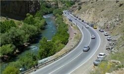 ریزش کوه در جاده هراز+ گزارش آخرین وضعیت
