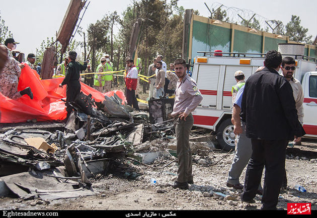 گزارش تصویری سقوط هواپیمای تهران - طبس