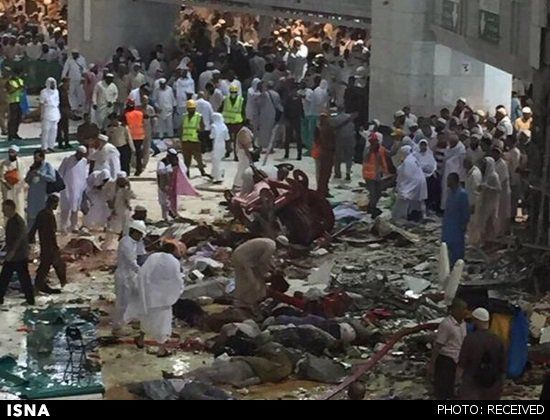 ۶۵ زائر قربانی سقوط جرثقیل در مکه شدند/ ۱۵ ایرانی در بین مجروحان